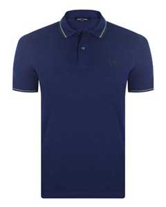 POLO FRED PERRY - MEDIEVAL BLAUW