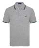POLO FRED PERRY - GRIJS/NAVY