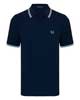 POLO FRED PERRY - NAVY/BLAUW